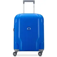 Delsey PARIS trolley Clavel 4 Double Rolls Cabin Trolley Slim Line 55 Klein Blue bleu