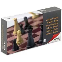 Cayro Jeu d'échecs Magnetic Chess And Draughts Small