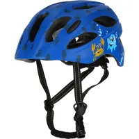 Crazy Safety casque de vélo Cool Sea d'une coque solide en polycarbonate 0136 Blue M (54-58cm)