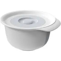 Rotho Set de saladiers 3 pièces - Blanc - Gris - Polypropylène
