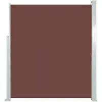 Syfax Auvent latéral rétractable 160 x 500 cm Marron
