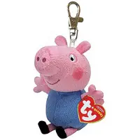 TY beanie boos Peluche Peppa Clip Schorsch 8.5cm FIX3 Enfants