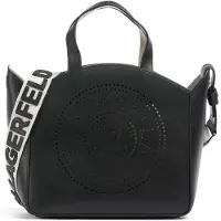 Karl Lagerfeld K Circle Sm Tote Perforate Couleur Noir