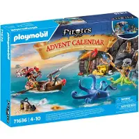 Playmobil Calendrier de l'Avent Pirates 71636. 24 surprises. 98 pièces. À partir de 4 ans.