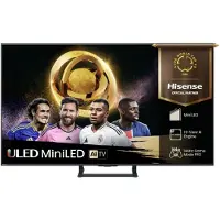 Hisense 55E8Q ULED Mini LED Fernseher, 55 Zoll (139 cm), 4K UHD, 144 Hz, Smart TV, Energieklasse E, schwarz