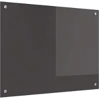 Syfax Crédence de cuisine Gris foncé 80 x 60 cm verre trempé