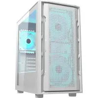 Cougar Uniface Mini RGB, Mini Tour, PC, Blanc, micro ATX, Mini-ITX, Gaming, Wielo