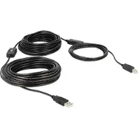 DeLOCK - Câble USB - USB type B (M) pour USB (M) - USB 2.0 - 20 m - actif