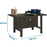 Simonwork (bancos De Trabajo) Établi Bt6 830x1500x730 Mm