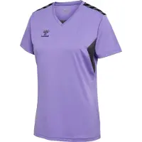 Hummel T-shirt fonctionnel 'Authentic' gris foncé / violet
