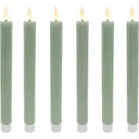Relaxdays 6 bougies LED en cire (6x)