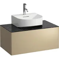 Laufen Tiroir sonar courant, 1 tiroir, pour lavabos à main montés en haut H816341, H816342, découpe centrale, H4054410341401