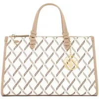 Giorgio Armani pour femme. XW000400AF17155M1245 Top bag blanc cassé (OSFA), Casuel, Polyester