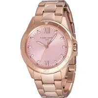 Pierre Cardin Cf.1009.mr.1 34mm 3atm Quartz Analogical Woman Watch Doré Femme