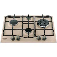 Ariston Hotpoint PCN 640 T (AV) R /HA, Hafer, intégré, 60 cm, table de cuisson à gaz, émaillée, 4 zones de cuisson