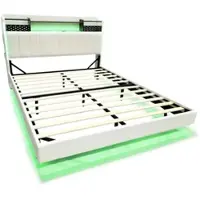 OKWISH Table À Manger Ronde - Avec Plateau MDF Marbré Et Pieds Métal Noir, 80 x 80 x 76 cm - Noir Et Blanc