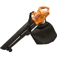 ATIKA LSH 2600 Souffleur/aspirateur de feuilles électrique avec broyeur intégré, bac à herbe à l'arrière