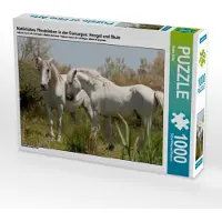 CALVENDO La vie naturelle des chevaux en Camargue : étalon et jument 1000 pièces puzzle horizontal 640x480mm, Bölts Meike ; 7310053