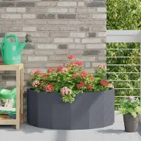 Prolenta Maison Exclusive - Bac à plantes anthracite 90 x 45 x 35 cm en acier