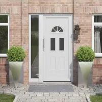 Prolenta Maison Exclusive - Jardinières, lot de 2, argenté, 40 x 40 x 75 cm, en acier inoxydable