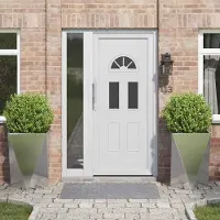 Prolenta Maison Exclusive - Jardinières, lot de 2, argenté, 50 x 50 x 75 cm, en acier inoxydable