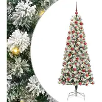 Syfax Sapin de Noël Artificiel à Branches Articulées 180 cm