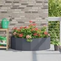 Prolenta Maison Exclusive - Bac à plantes anthracite 120 x 60 x 35 cm en acier