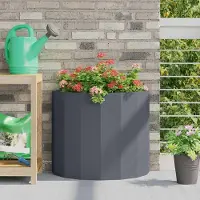 Prolenta Maison Exclusive - Bac à plantes anthracite 60 x 30 x 50 cm en acier