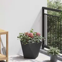 Prolenta Maison Exclusive - Bac à plantes noir 30 x 30 x 30 cm en acier