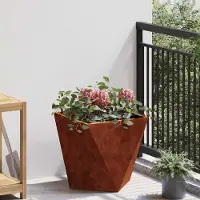 Prolenta Maison Exclusive - Bac à plantes rouillé 40 x 40 x 40 cm Acier résistant aux intempéries
