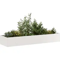 Prolenta Maison Exclusive - Bac à plantes 280 x 80 x 40 cm en acier inoxydable