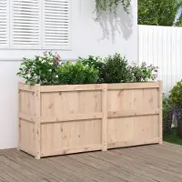 Prolenta Maison Exclusive - Bac à plantes 150x50x70 cm en pin massif