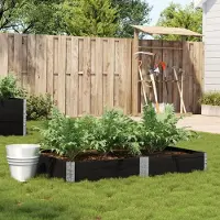 Prolenta Maison Exclusive - Jardinière noir 150x100 cm bois massif de pin