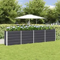 Prolenta Maison Exclusive - Bac à plantes anthracite 320 x 40 x 75 cm en acier