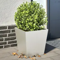 Prolenta Maison Exclusive - Bac à plantes 2 pièces 40x40x40 cm en acier inoxydable