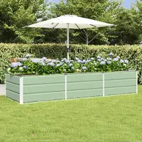Prolenta Maison Exclusive - Bac à plantes vert 240 x 80 x 45 cm en acier