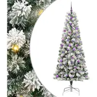 Syfax Sapin de Noël Artificiel à Branches Articulées 240 cm