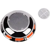 OEM Ventilateur, alimenté à l'énergie solaire, conception durable en acier inoxydable, argenté