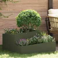 Prolenta Maison Exclusive - Jardinière Olive Vert 80 x 80 x 50 cm
