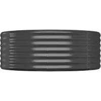 Syfax Lit surélevé de jardin Acier galvanisé Anthracite