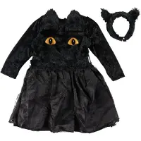Den Goda Fen Catwoman Child Costume Noir 4-6 Years Enfants
