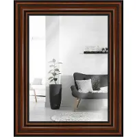 MendeFrames H017 miroir mural noyer 45x60 cm H017-023-045-060S-00