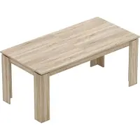 SUCCESS COURIER Table à rallonges, 180-260 cm, pour 6 à 10 personnes, en bois