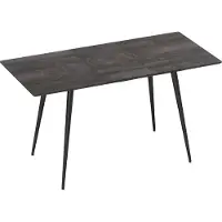 Fortuna Lai Table à manger extensible, table extensible pour 6 à 8 personnes, table de cuisine avec pieds en acier massif
