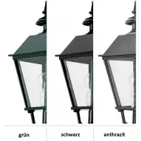 Casa Padrino Applique murale d'extérieur de style Art Nouveau 25 x 47 x H. 59 cm - Différentes couleurs - Éclairage de jardin terrasses balcon entrée