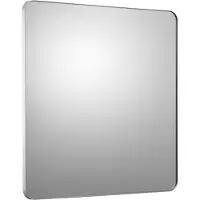 SucceBuy Miroir de maquillage mural, 0,15 pouce d'épaisseur, 36 x 36 pouces grand miroir avec cadre en alliage d'aluminium et film antidéflagrant