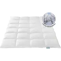 XDREAM Couette en duvet de haute qualité | chaude | 135 x 200 cm | 90% duvet / 10% plumes | Poids de remplissage : 740g | Nature