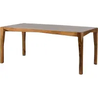 MASSIVMOEBEL24.DE MASSIVMOEBEL24 | ANCONA #0104 Table de salle à manger en bois de sheesham - laqué / brun 200x100x77