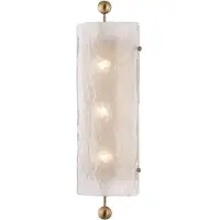 Casa Padrino Applique murale de luxe Laiton antique / Blanc 15,9 x 12 x H. 57,2 cm - Applique murale Hôtel & Restaurant - Collection de luxe