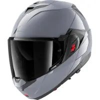 Shark Oxo Dark Shadow casque modulable argent M argent M